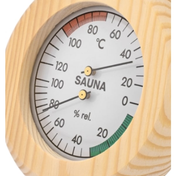 Sauna Klimamåler - Sauna Hygrometer - Sauna Termometer - Manuel