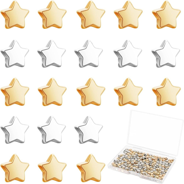 Stjerneperler Femspissede perler Stjerneformet perle