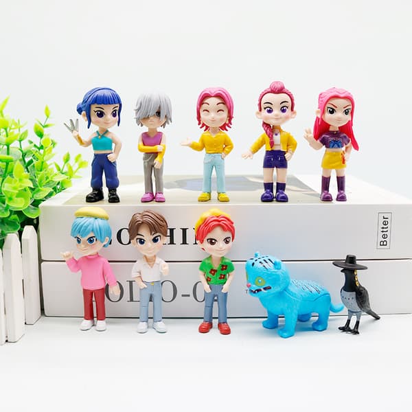 K-Pop Demon Hunters Chibi Figurer | Söta Q-Version PVC Samlar Dockor *24 Q-version karaktärer* 24 Q-version characters