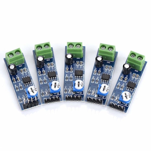 5pcs 200 times amplified audio amplifier board 5V-12V audio amplifier module LM386 power for Arduino Ek1236 L1P8