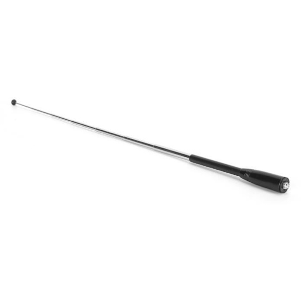 HURRISE Walkie Talkie Antenn Teleskopisk VHF/UHF Dubbelbandsantenn SMA-F Na-771r för Baofeng uv-5r uv-82 888s tg-uv2 kg-uvd1p