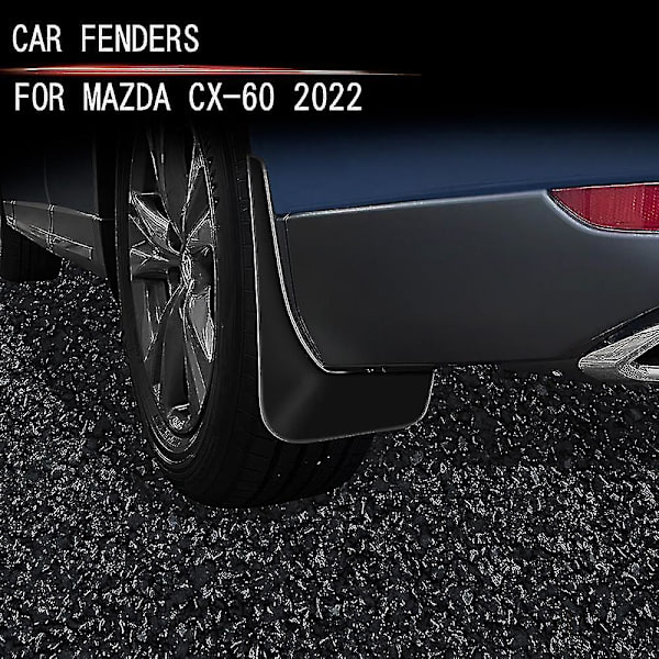 Biltilbehør til Mazda Cx-60 2022 2023 Stænklapper Mudguards Mudguards Bildele Llwl