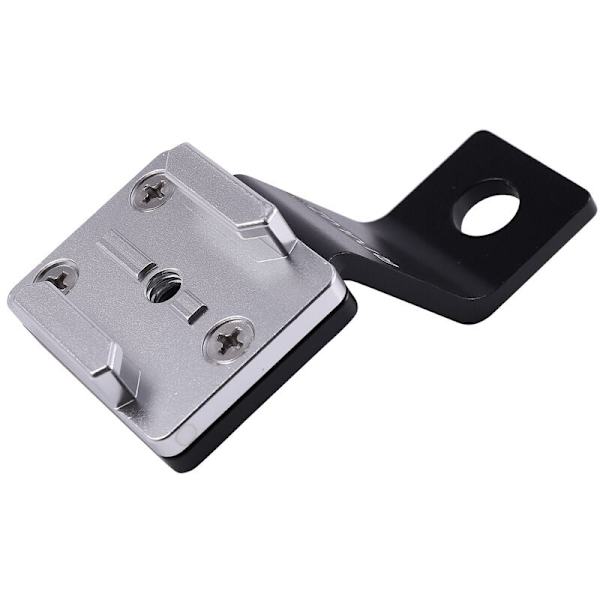 Puluz-pyöräteline Hero6:lle, metallirunkoinen moottoripyöräteline, 8,5 x 4,5 x 2,5 cm, Hero5 Sessionille (hopea)
