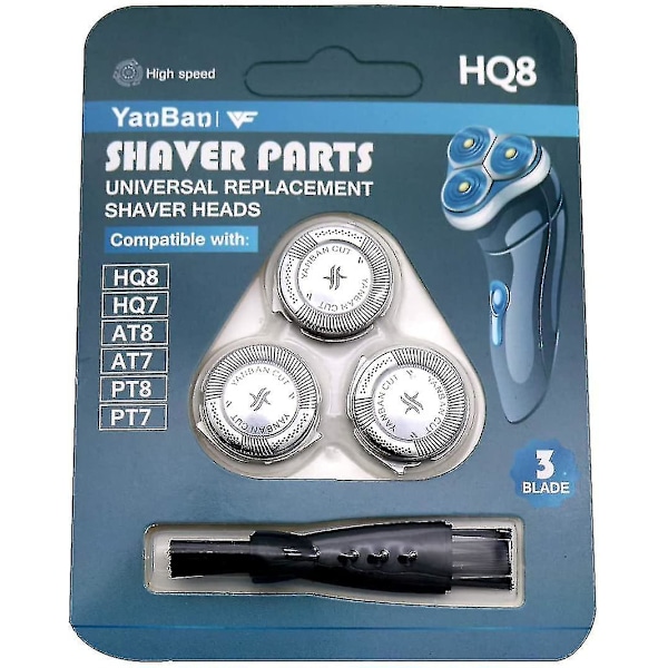 Reservedeler for Philips HQ8 barberblad, Philips Aquatouch barberblad, reserveblader kompatible med At890