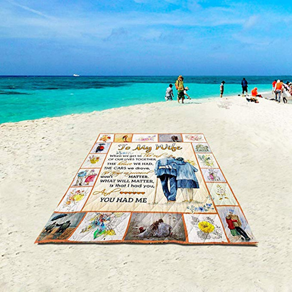 Polyesterfiberblommig utomhuscamping strandpicknick