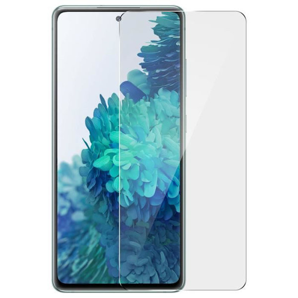 Film for Samsung Galaxy S20 FE Herdet glass Fasede kanter Anti-fingeravtrykk Transparent
