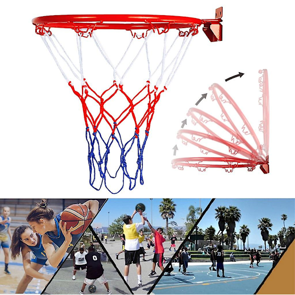 Hängande basketkorg för barn, väggmonterad, för utomhus- och inomhusbruk, mycket tålig[qb]