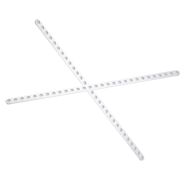 3102‑0029‑0232 1 pari 29-reikäisiä alumiinilevyjä, jotka sopivat Tetrixrobotics-robottiin