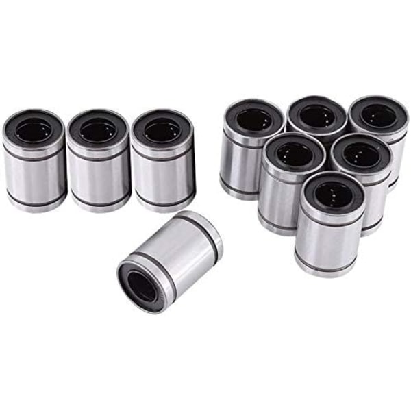 Kugleleje Lineær Rulleleje 10 LM12UU 12mm Lang Lineær Kugleleje Til CNC Dele Til 3D Printer Stang