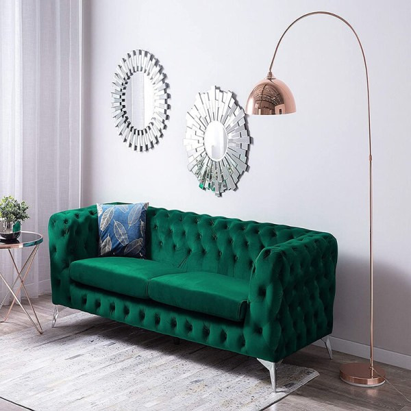 4x Sängmøbelben 10cm Sølvben til Sofa Moderne Garderobe m