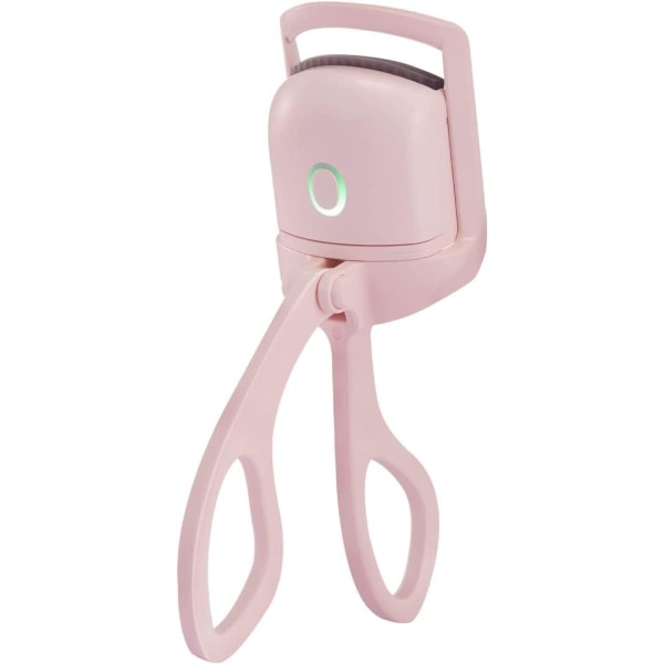 Opvarmet øjenvippebukker (Pink) - Elektrisk øjenvippebukker, USB Genopladelig øjenvippebukker med kam, 2 varmeindstillinger, krøller øjenvipperne hurtigt og naturligt, holder længe