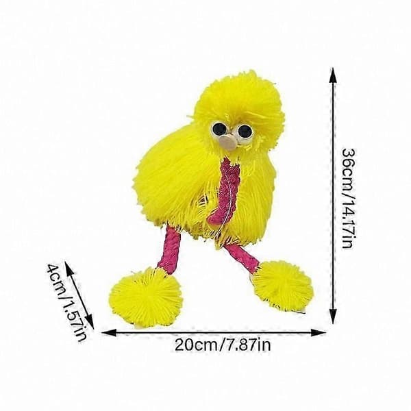 String Puppet Strutsedukke Leke for Interaktiv Lek Mellom Foreldre og Barn (h) Green