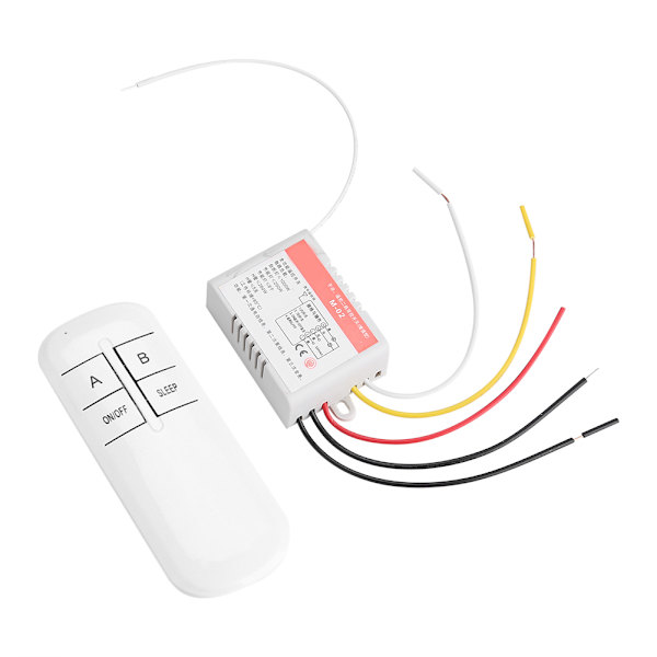 220V lyspære controller modtager sender trådløs fjernbetjening switch system 2 kanal