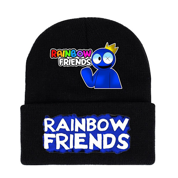 Roblox Rainbow Friends Strikket Lue Kald Vinter Varmt Hodeplagg e Spill