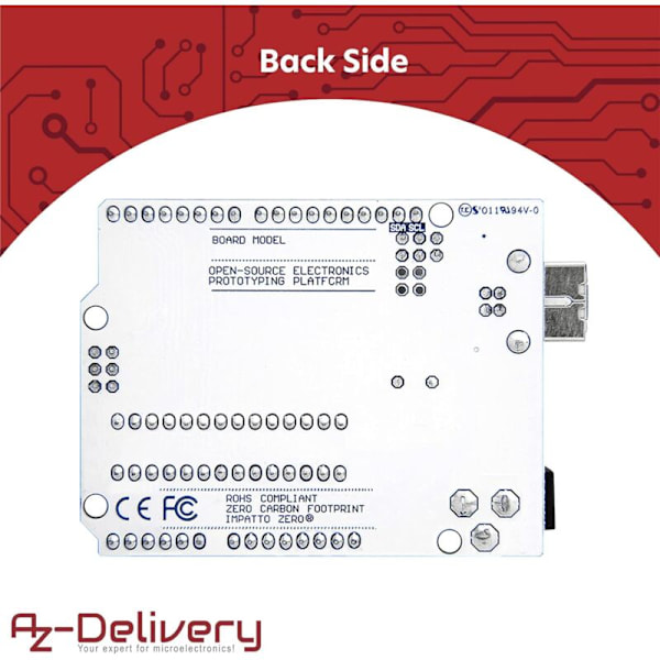 3 x Mikrokontrollerkort med ATmega328P ATmega16U2 inkludert e-bok