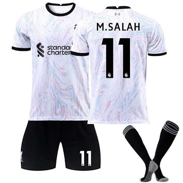 22/23 iverpool Away 11# Salah Fodboldtrøje Fodboldtrøje Sæt 28 L