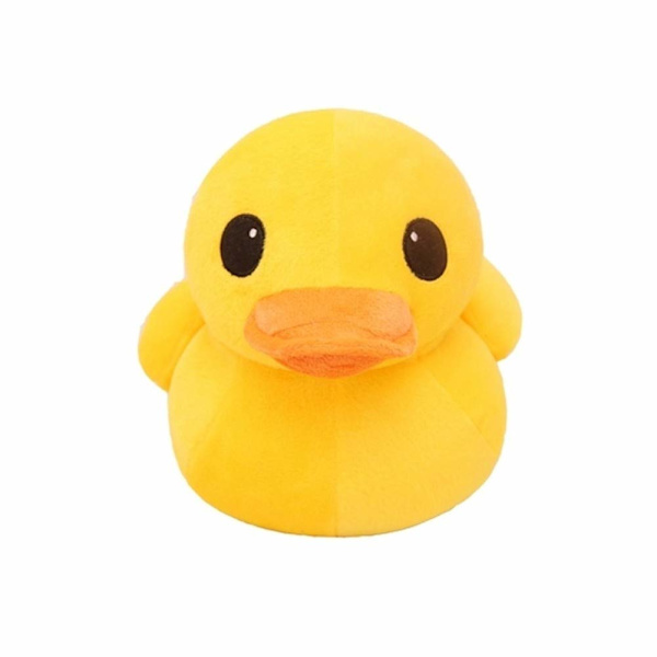 Gul And Stuffed Animal Plush Toy Søt Stor Gul And