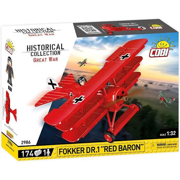 COBI 2986 - FOKKER DR.1 RED BARON