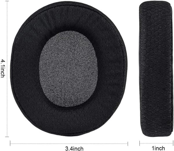 Öronkuddar för SteelSeries Arctis 3/5/7 Svart 2 par