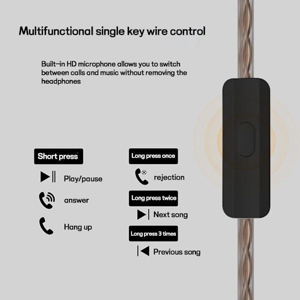 KZ-DQS 3,5 mm:n liitin Kuulokkeet Dynaaminen ääni HIFI In-ear Mikrofoni Langallinen Kuulokkeet Urheilu Pelaaminen Kuulokkeet Peli Kuulokkeet 0.09 A