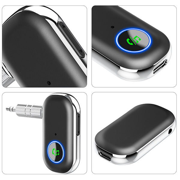 Aux Bluetooth-adapter til bil, Bluetooth Aux-adapter 5.0 til