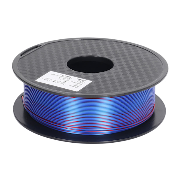 Tri-Color PLA Filament 1,75 mm Hållbart Ekologiskt Silk PLA Filament 3D-skrivarförbrukningsartiklar