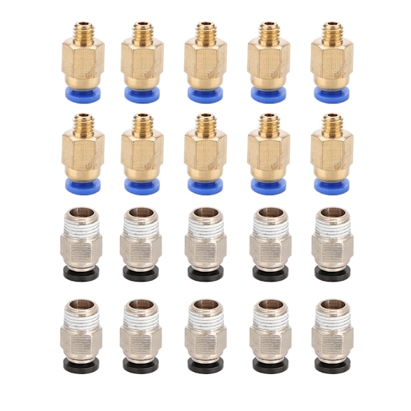 20 st PC4 M10 hane rak pneumatisk anslutning PC4 M6 Snabbmontering