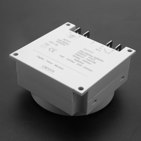 Ny LCD digital kontroll strømforsyning programmerbar timer dc 12V 16A tidsrelébryter