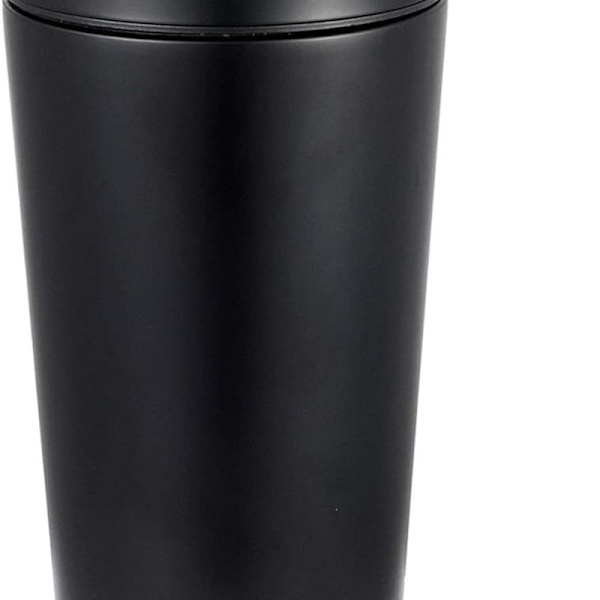 25 ounce rustfrit stål protein shaker flaske, sort