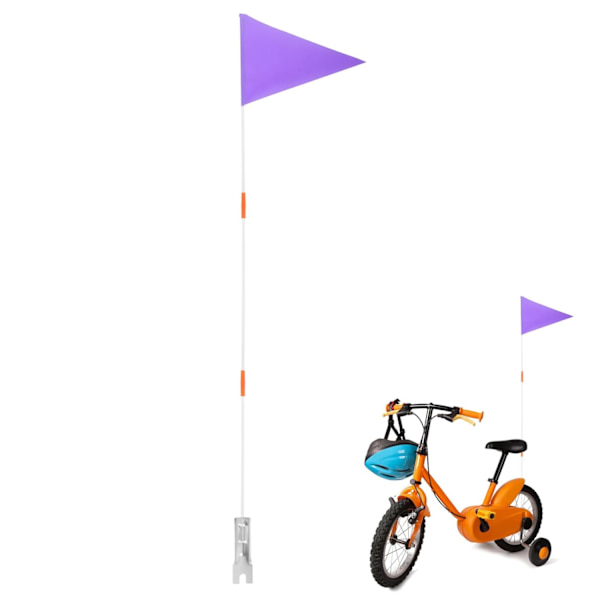 1 sæt cykel flagstang dekoration cykel flag flagstang sikkerhed cykling flag sikkerhedsflag cykler flag cykelstamme cykel flag sæt flag til