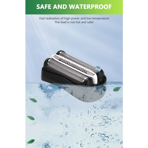Series 3-32B barberhode erstatning Braun S3, 3040s 3000s 3050cc 3010a 3070cc 3080s 3090s 310s 3020s 330s 370cc-4 Braun 32B barberhode
