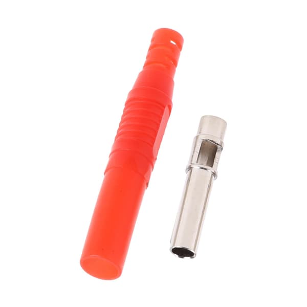 10x 4mm isolerede hun-stik til bananstik