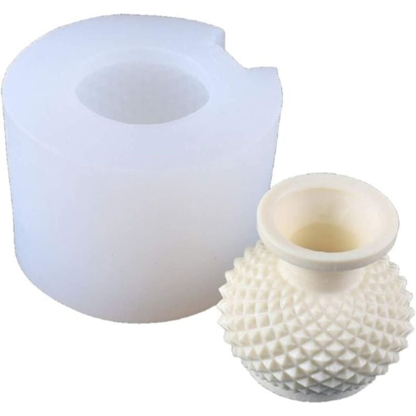 Silikoneform, 3D blomster vase epoxyharpiksform til