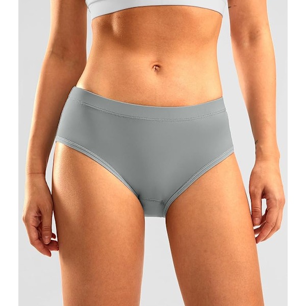 4D vadderade cykelunderkläder för kvinnor Cykelshorts Cykelbyxor Grå Grey L