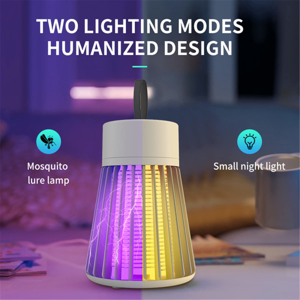 Mozz Guard Mosquito Zapper - Bed Bug Heater, BuzzBug Mosquito Killer, Zaptek Mosquitoes Zapper, USB Charing, Perfekt for utendørs og innendørs
