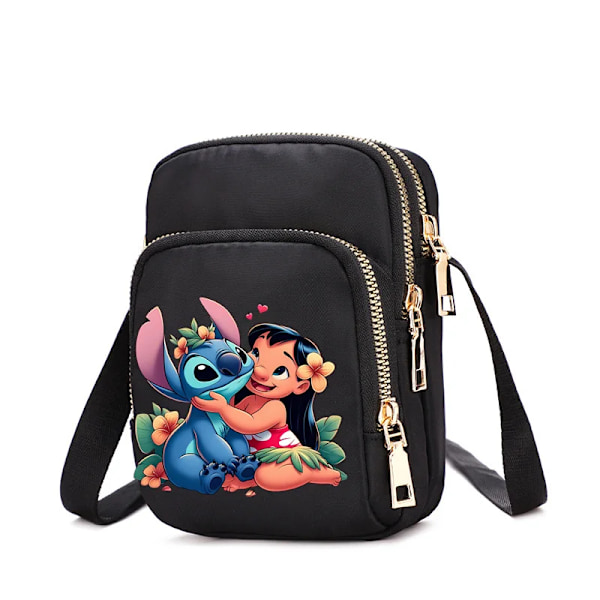 Disney Lilo & Stitch Kvinders Tasker Mobiltelefon Håndtaske Korskrona Skuldertaske Til Kvinders Tasker Teenagere Underarmstasken Lavender