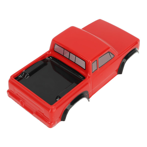 RC-auton kori muovi 125 mm akseliväli auton kuori hieno RC-auton kuori kuorma-auton korin lisävarusteet Axial SCX24 1/24 punainen