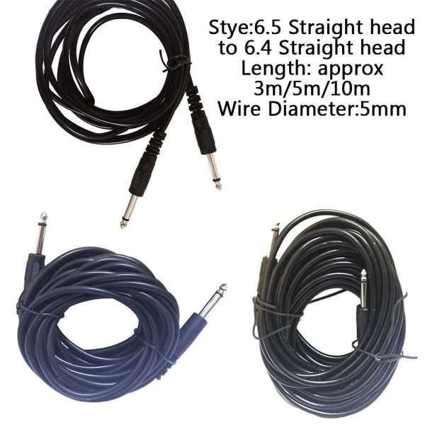 Gitarr ljudkabel Elektrisk patchkabel 3M 3 m