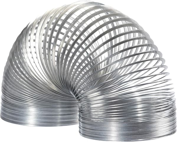 Slinky Gåfjederlegetøj, 2,75-tommer Diameter Metal Slinky, Fidget Legetøj