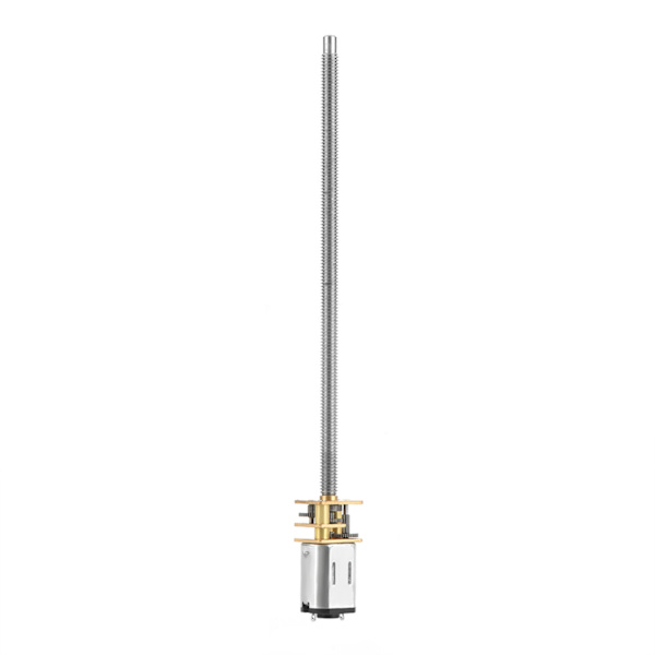 DC 6/12V N20 Vaihteistomoottori pitkällä lähtöakselilla M4 x 100mm (12V 600RPM)