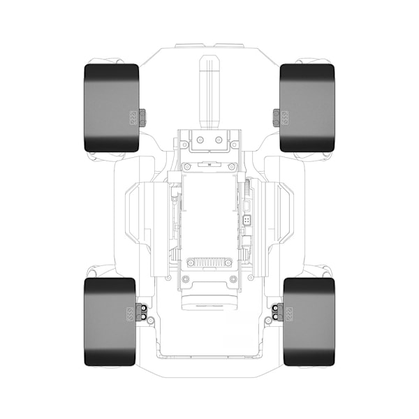 Lightweight aluminum alloy screens compatible for RoboMaster S1 Intelligent Educational Robot Easy installation