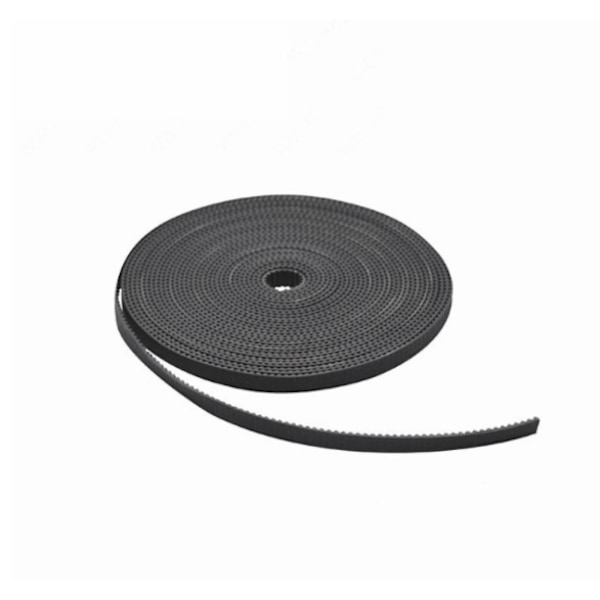 2GT Timing Belt, Rubber Opening Timing Pulley, PU Steel Wire Belt, Transmission Belt (Rubber GT2-6MM (1m)),