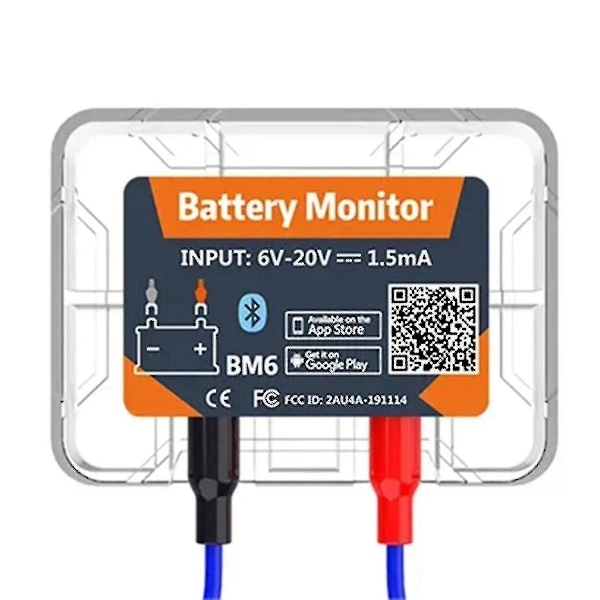 Trådløs Bluetooth 12v Batterimonitor Bm6 Med App For Batterihelsekontroll I Bil