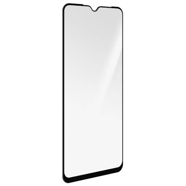 Härdat glas för Xiaomi Redmi 12C 9H hårdhet Transparent svart fasad kant