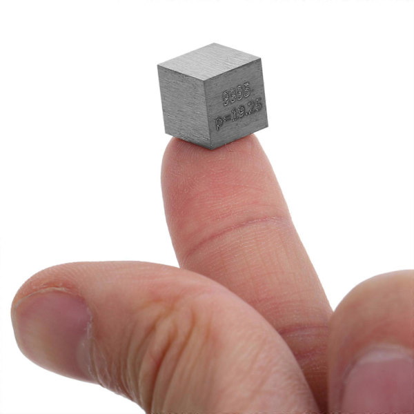 Uddannelsesmæssig Wolfram Cube til Klasseværelsesbrug Sølv Metal Element(h)