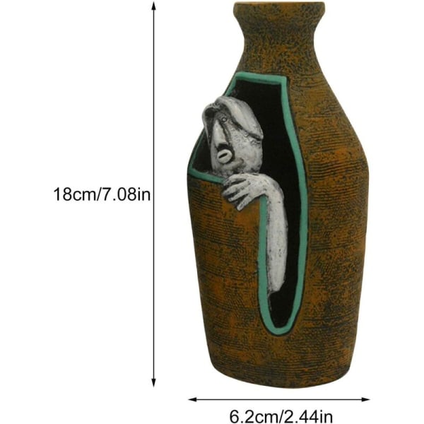 Dekorativ blomster vase, innovativ retro vase design
