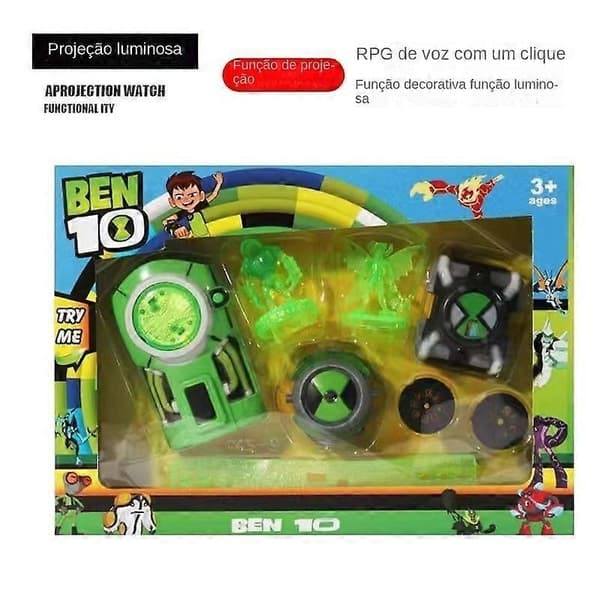 Ben 10 Omnitrix Klocka Figur Leksak Dai Klocka Omnitrix Ben10 Ben 10 Action Modell Barnklocka Gåva - Perfekt army green