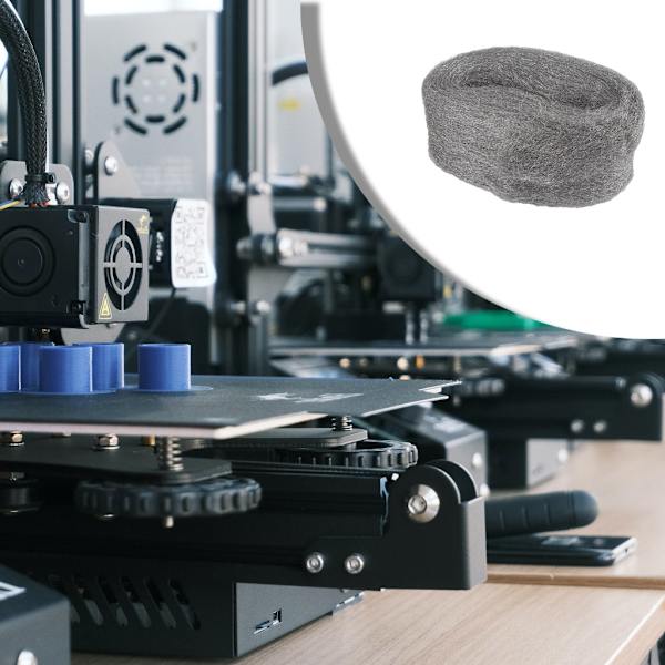 Effektiv rengøringspude Ståluld slibeskive 3D-printer Konstruktionsplade rengøring