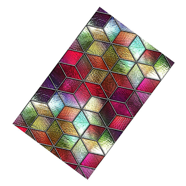 1 kpl Ikkunan Tietosuojakalvo Lasin Ikkunan Koristeellinen Ikkunan Vinyyli Staattinen Tarra Sekalaiset Värit 45X58cm Sekalaiset Värit 1 Assorted Color 1 45*58cm