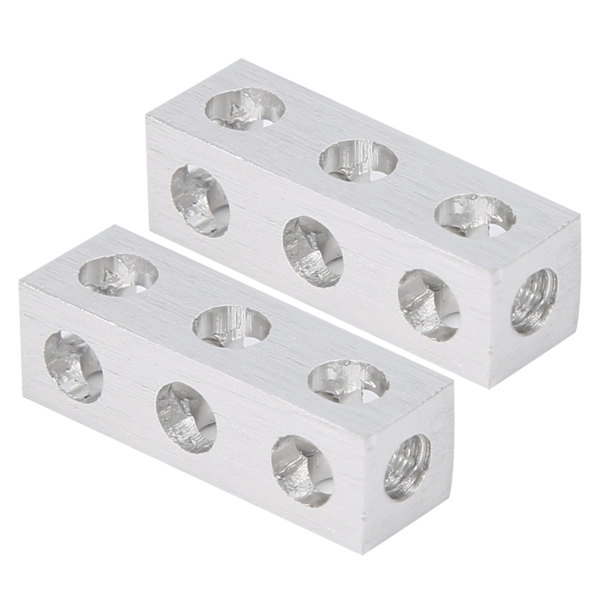 2 kpl 3-reikäinen neliöputki 3106-0003-0024 8 x 24mm robotin osatarvikkeet